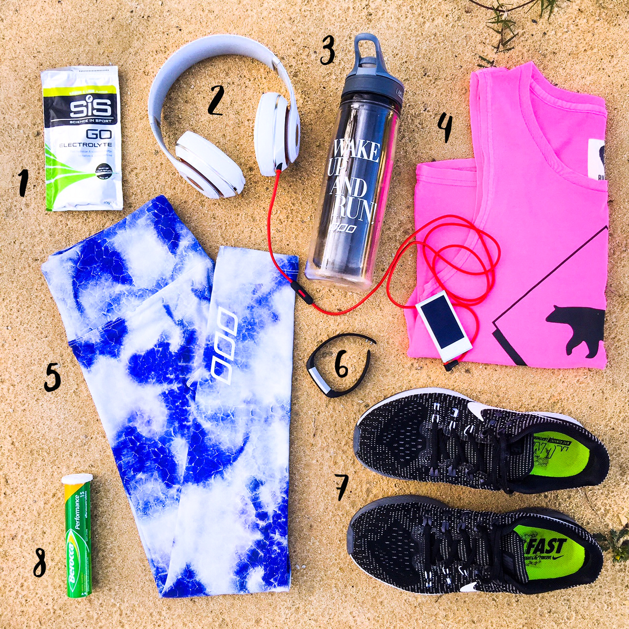 <p>As a fitness, Fitbit and flatlay fan I thought I’d share the top things I reach for when it comes working out.</p>
<p>I initially wrote this piece whilst working on my blog collaboration with Fitbit Australia - writing my Little Bit of Fit blog (see below!). I liked it so much, and received so much great feedback on it, I thought I'd elaborate on the details and post it out as a mini blog update...</p>