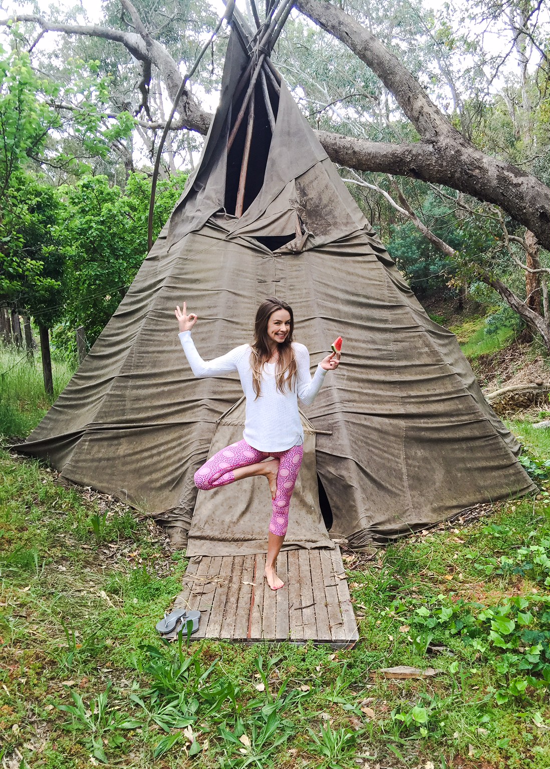 <p>NAMAST'AY IN BED is about as Yogic as I felt at 7am last Sunday morning.</p>
<p>Admittedly this was a result of the Beauvine Festival 'tasting' a group of us had indulged in the night before, but 7am on a Sunday? Yikes. </p>
<p>A few months ago, a group of us booked places on a springtime Yoga day retreat up in the Perth Hills, for a day of chilled relaxation and recuperation.</p>
<p>We were also totally enthralled at the notion of chanting...</p>
<p> </p>